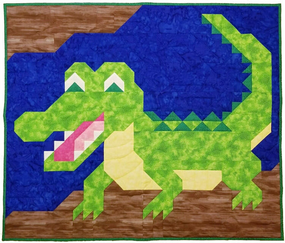 Alligator Downloadable Pattern by Counted Quilts