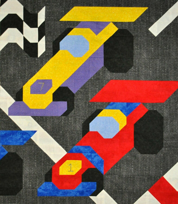Race Cars Downloadable Pattern by Counted Quilts