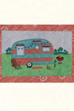 Retro Campers Applique Machine Embroidery