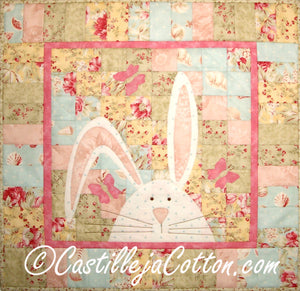 Bargello Bunny with Butterflies