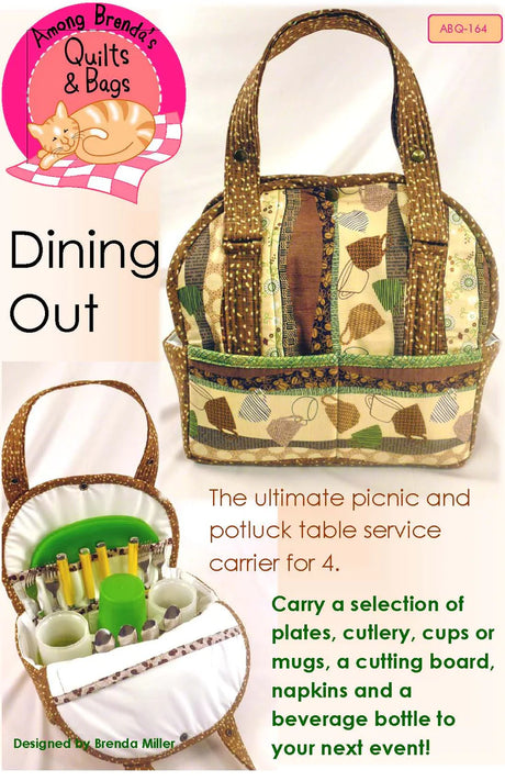 Dining Out Pattern by Among Brenda's Quilts and Bags