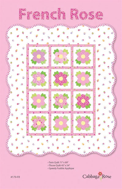 French Rose Downloadable Pattern – Quilting Books Patterns and Notions