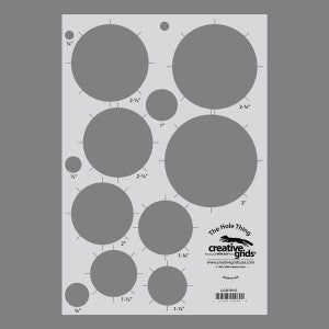 Creative Grids The Hole Thing Template Plastic