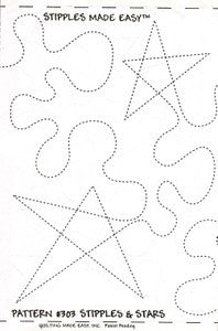 Quilt Pattern Roll Stipples & Stars