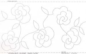 Quilt Pattern Roll Stipples & Flowers