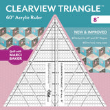 8in Clearview Triangle Ruler