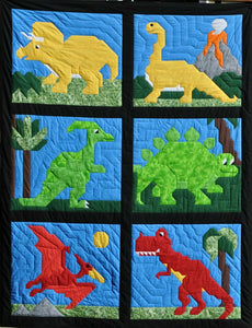 Dinosaurs Downloadable Pattern by Counted Quilts