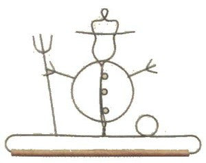 Snowman Decorative Craft Hanger
