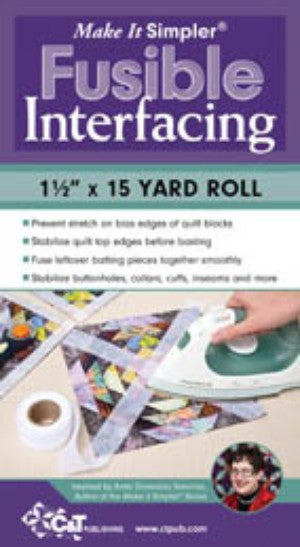 Make It Simpler Fusible Interfacing 1-1/2in x 15yd