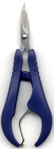 Spring-Loaded 5in Embroidery Nipper with Curved Blades