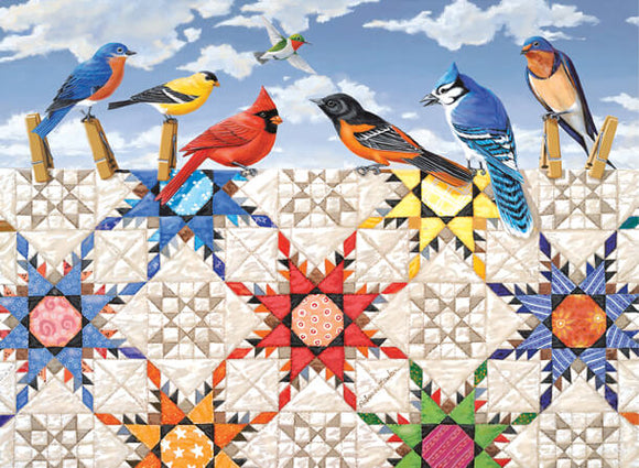 Feathered Stars Jigsaw Puzzle (500 Pieces)