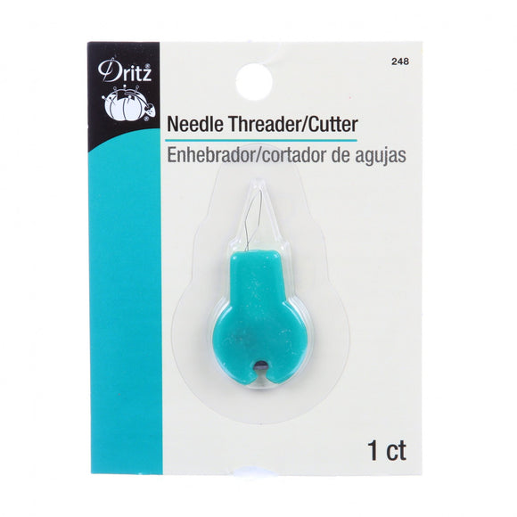 Needle Threader with Cutter by Dritz