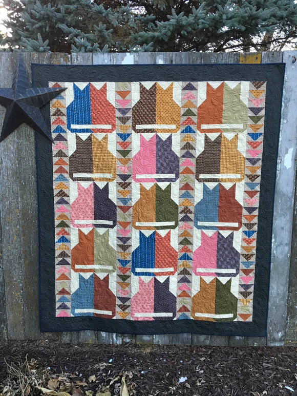 Scrappy Catz Downloadable Pattern by Snuggles Quilts