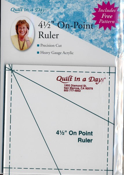 4-1/2in On Point Ruler Template