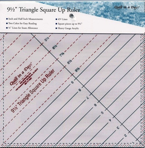 Triangular Square Up Ruler 9 1/2in