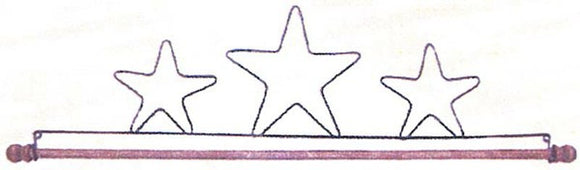 Three Stars Fabric Holder