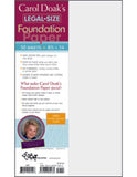 Foundation Paper Carol Doak