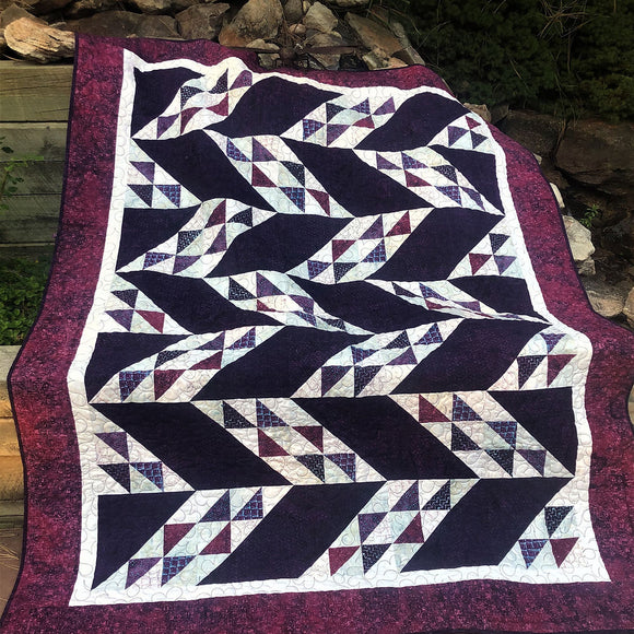 Diamonds Are Forever Downloadable Pattern by Quilting Renditions