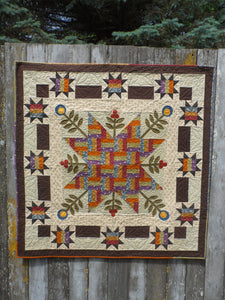 Rail Fence Blooms Downloadable Pattern by Snuggles Quilts