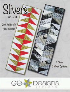 Slivers Quilt As You Go Table Runner