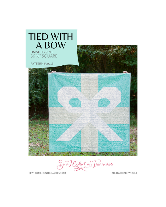Tied with a Bow Downloadable Pattern fom Sew Hooked On Treasures