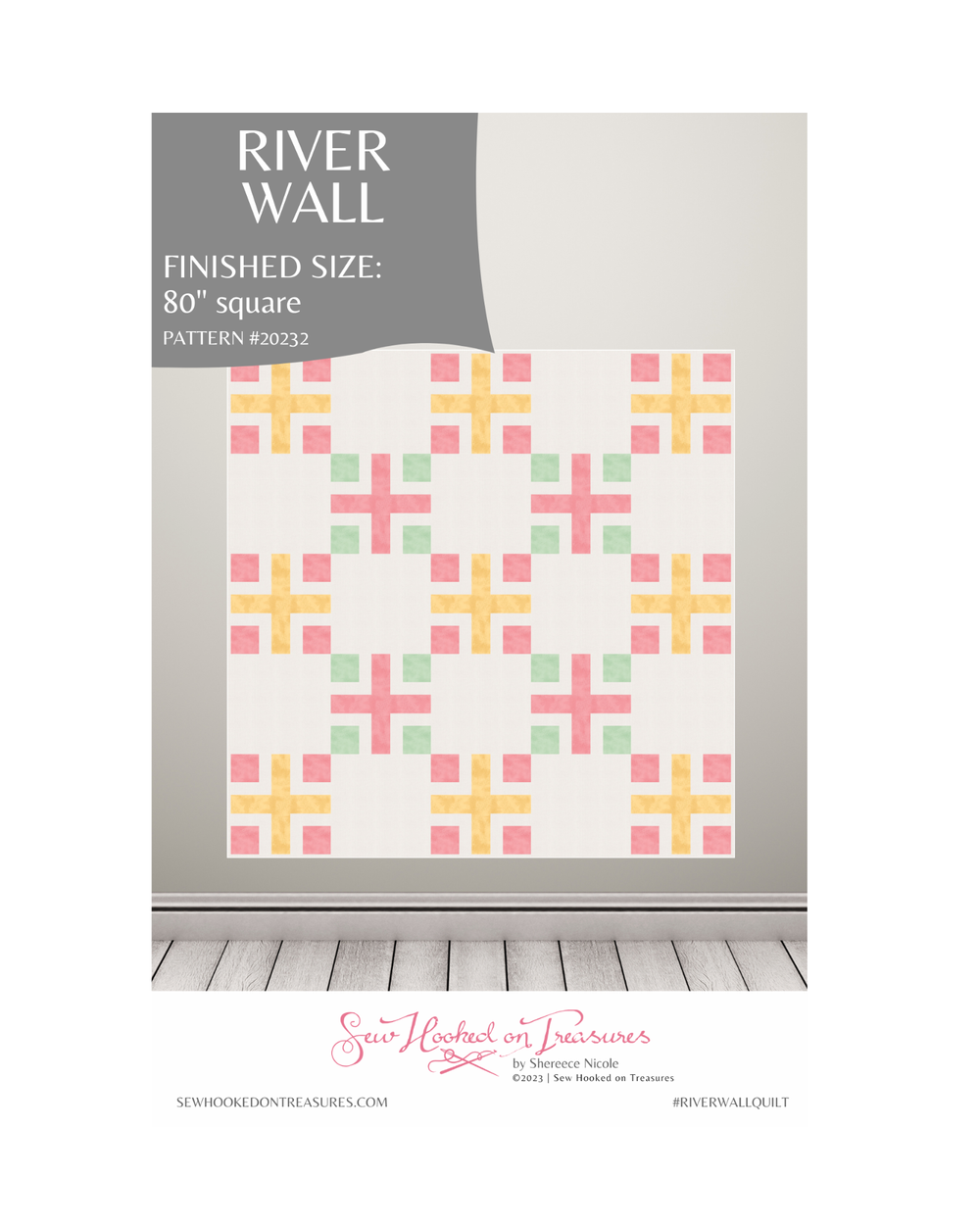 River Walls Downloadable Pattern fom Sew Hooked On Treasures