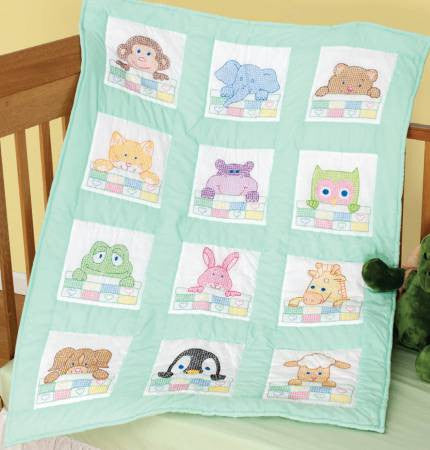 Peek-A-Boo Nursery Quilt Block Set