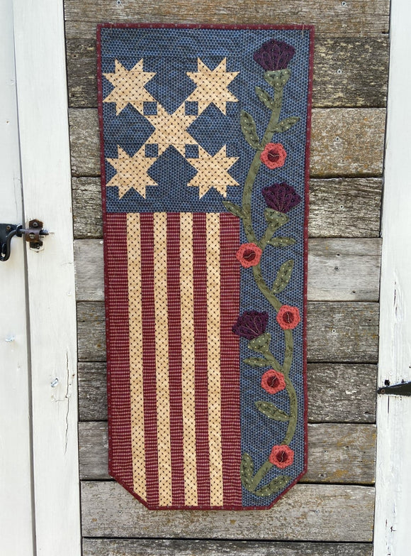 Old Glory Garden Downloadable Pattern by Snuggles Quilts