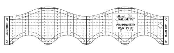 Wave Ruler D Quilters – Quilting Books Patterns and Notions