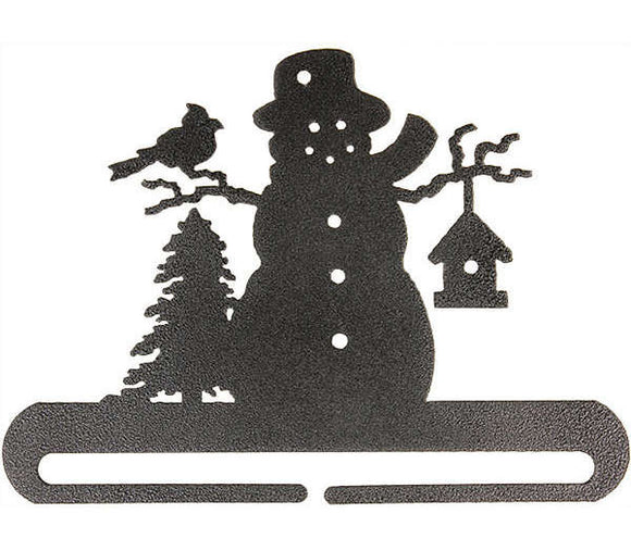 Frosty Snowman Split Bottom Holder Charcoal