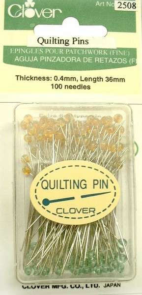 Quilting Glasshead Pin