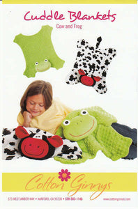 Cuddle Blankets - Cow & Frog