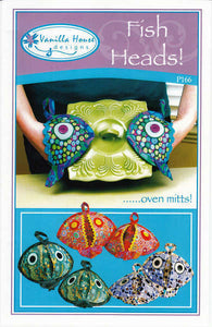 Fish Heads Oven Mitts