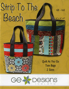 Strip to the Beach Tote Bags
