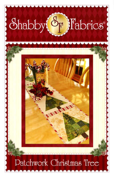 Patchwork Christmas Tree Table Runner