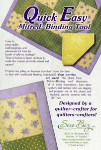 Quick-Easy Mitered Binding Tool