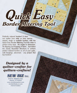 Large Quick Easy Border Mitering Tool 1pc