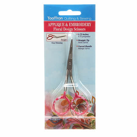 Floral Design Applique & Embroidery Scissors