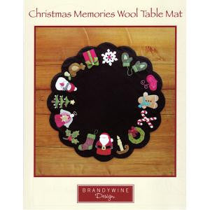 Christmas Memories Wool Table Mat