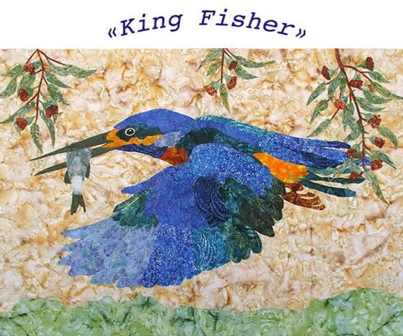 King Fisher Downloadable Pattern by Amazing Quilts By Grace