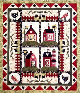 Little Red Barns Block of the Month - Complete Set