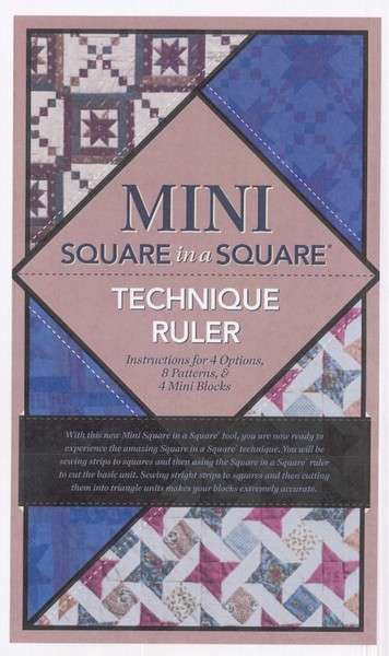 Square In A Square Technique - Mini Ruler