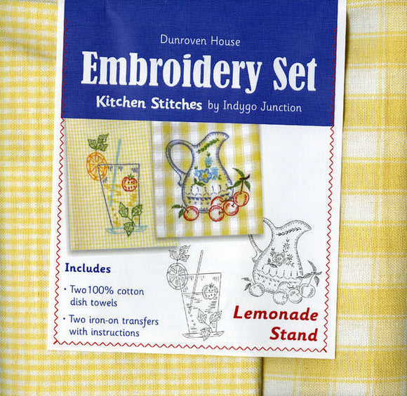 Towel Embroidery Set 2 - Lemonade Stand