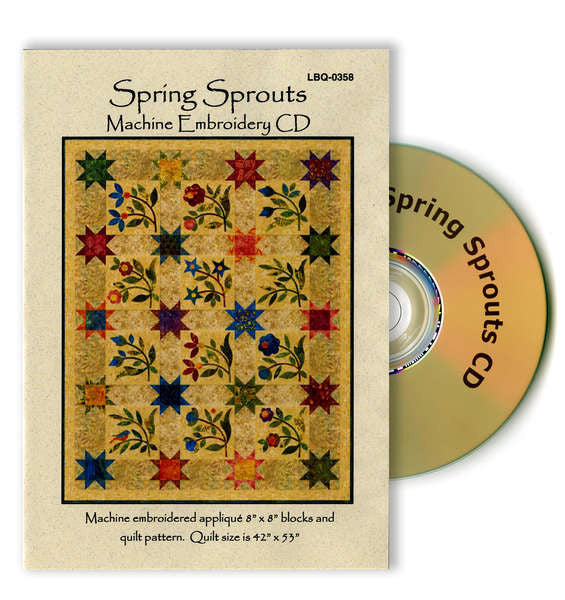 Spring Sprouts Embroidery CD-Rom