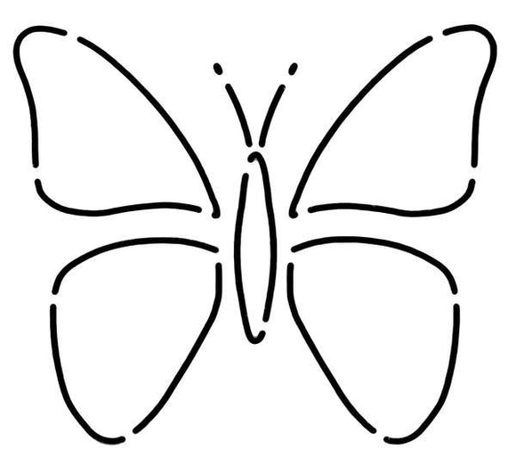 Stencil - Little Butterflies