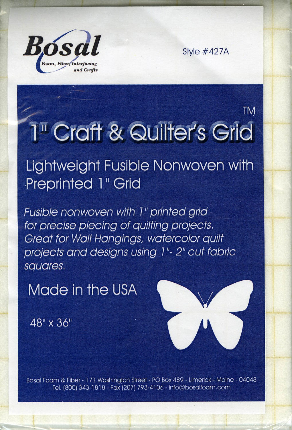 Quilter's Grid 1in Fusible Interfacing Quilting Books Patterns and