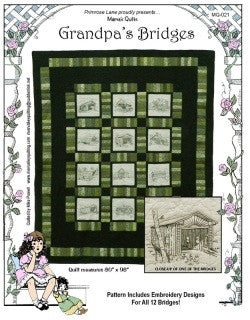 Grandpas Bridges Machine Embroidery CD