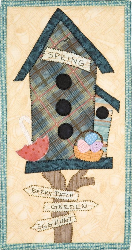 Spring Fling Birdhouse Downloadable Pattern by Patch Abilities