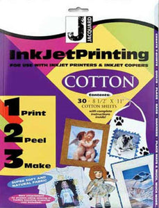 Jacquard Inkjet Cotton  - 8 1/2in x 11in 30ct