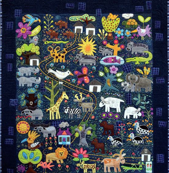 Bead Scoop and Mat  Sue Spargo Folk Art Quilts